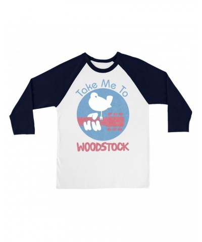 Woodstock 3/4 Sleeve Baseball Tee | Take Me to Retro Shirt $13.78 Shirts