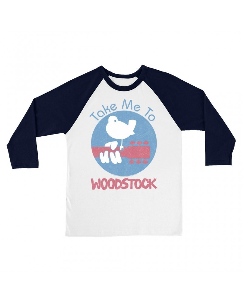 Woodstock 3/4 Sleeve Baseball Tee | Take Me to Retro Shirt $13.78 Shirts