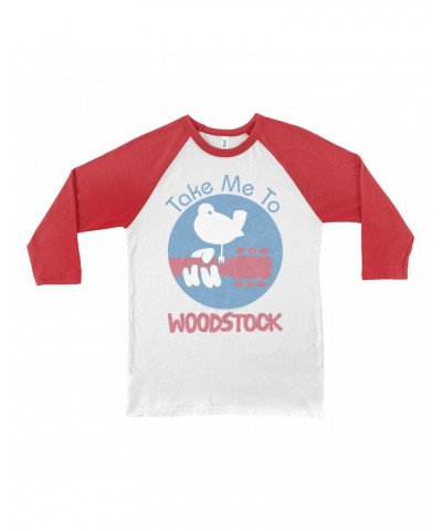 Woodstock 3/4 Sleeve Baseball Tee | Take Me to Retro Shirt $13.78 Shirts