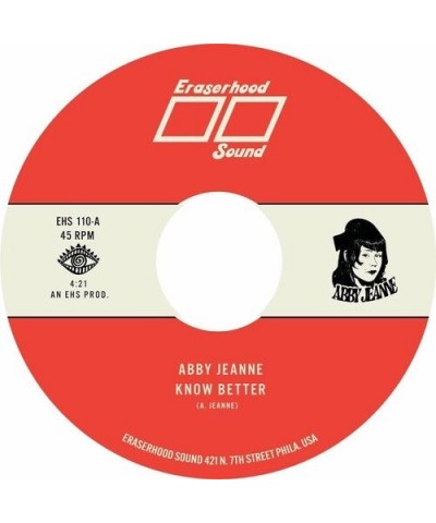 Abby Jeanne Know Better Vinyl Record $4.37 Vinyl