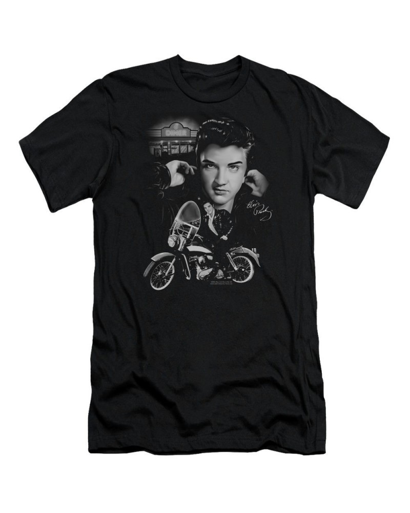 Elvis Presley Slim-Fit Shirt | THE KING RIDES AGAIN Slim-Fit Tee $8.28 Shirts