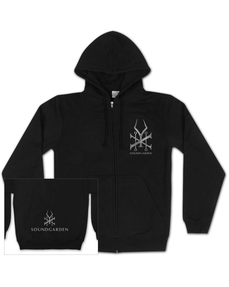 Soundgarden Symbols Zip Hoodie $19.24 Sweatshirts