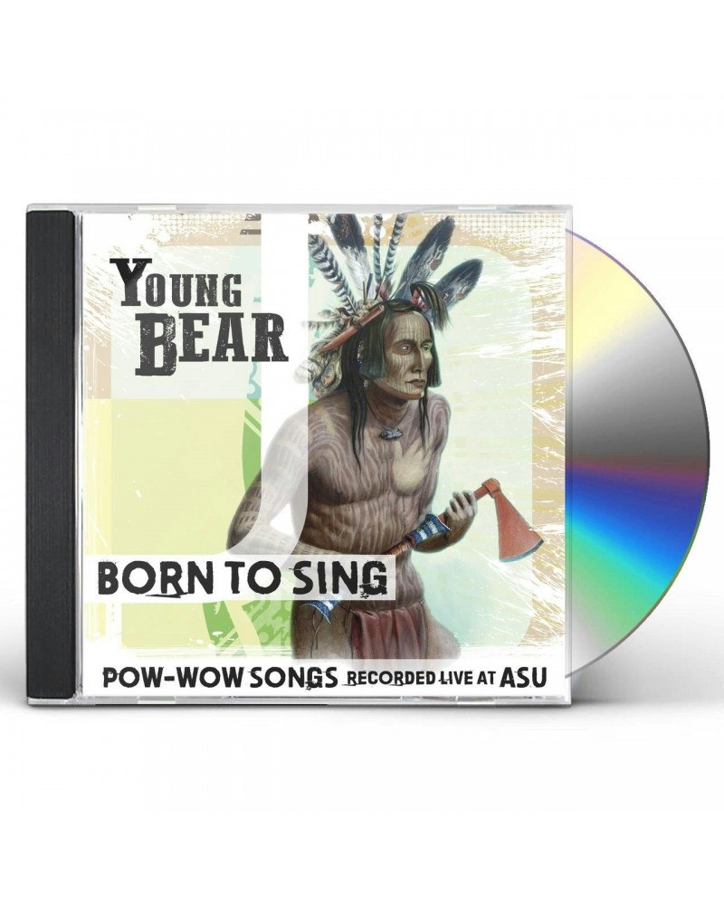 Young Bear BORN TO SING: POW-WOW SONGS REC LIVE AT ASU CD $6.60 CD