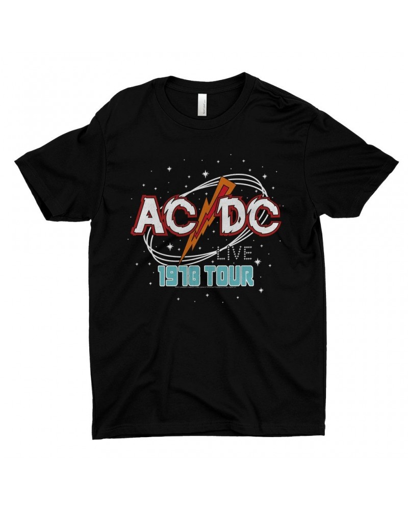 AC/DC T-Shirt | Red Universe 1978 Tour Design Shirt $10.73 Shirts