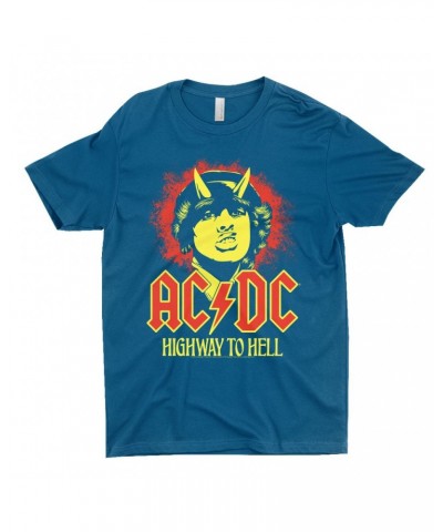 AC/DC T-Shirt | Red Yellow Angus Highway To Hell Design Shirt $12.48 Shirts