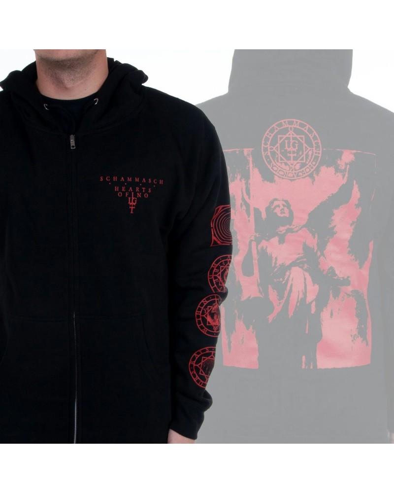 Schammasch "Hearts Of No Light" Zip Hoodie $25.00 Sweatshirts