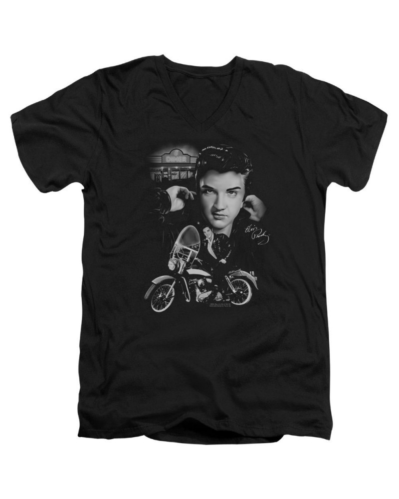 Elvis Presley T Shirt (Slim Fit) | THE KING RIDES AGAIN Slim-fit Tee $5.70 Shirts