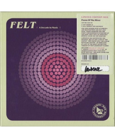 Felt POEM OF THE RIVER (REMASTERED CD/7 INCH VINYL BOX) CD $12.45 Vinyl