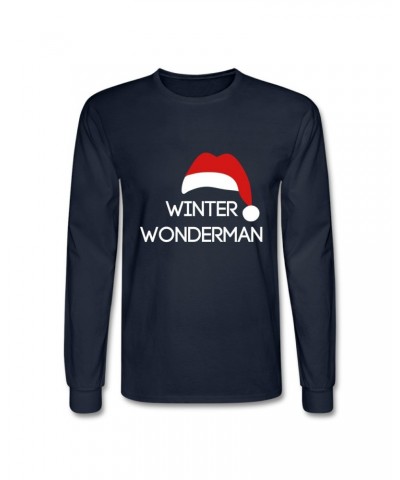 Michelle Sarasin Winter Wonderman | Men's Shirt $13.76 Shirts