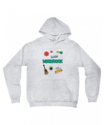 Woodstock Hoodie | Patches Design Hoodie $19.18 Sweatshirts