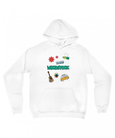 Woodstock Hoodie | Patches Design Hoodie $19.18 Sweatshirts