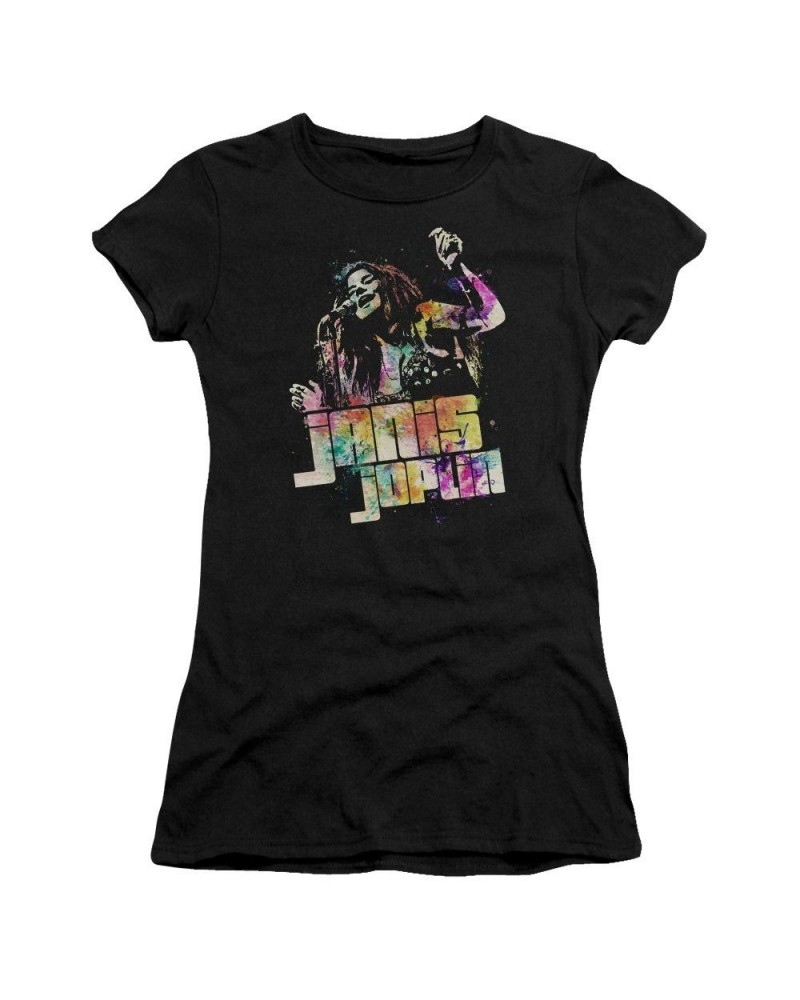 Janis Joplin Colors Of Janis Juniors T-shirt $9.90 Shirts