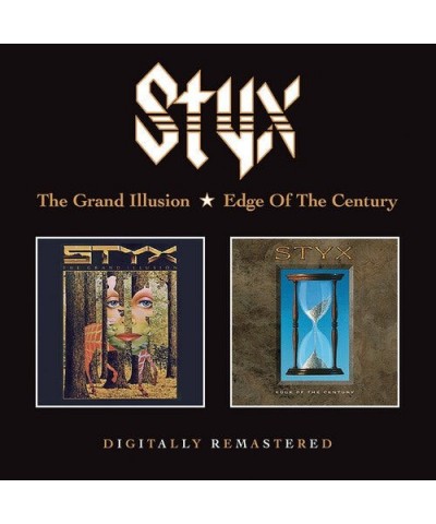 Styx GRAND ILLUSION / EDGE OF THE CENTURY CD $6.20 CD