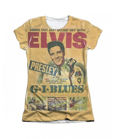 Elvis Presley Junior's Shirt | GI BLUES (FRONT/BACK PRINT) Junior's Tee $11.76 Shirts