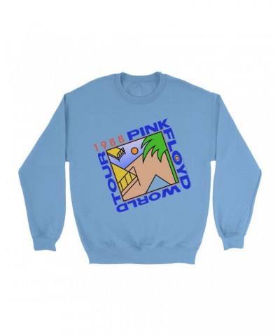 Pink Floyd Bright Colored Sweatshirt | '88 World Tour Sweatshirt $13.63 Sweatshirts