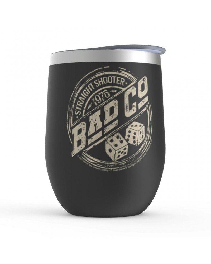 Bad Company Wine Tumbler | Straight Shooter 1975 Distressed Stemless Wine Tumbler $7.34 Drinkware