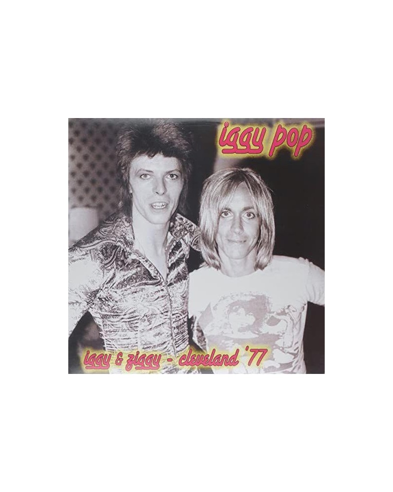 Iggy Pop Iggy & Ziggy: Cleveland 77 Vinyl Record $6.00 Vinyl