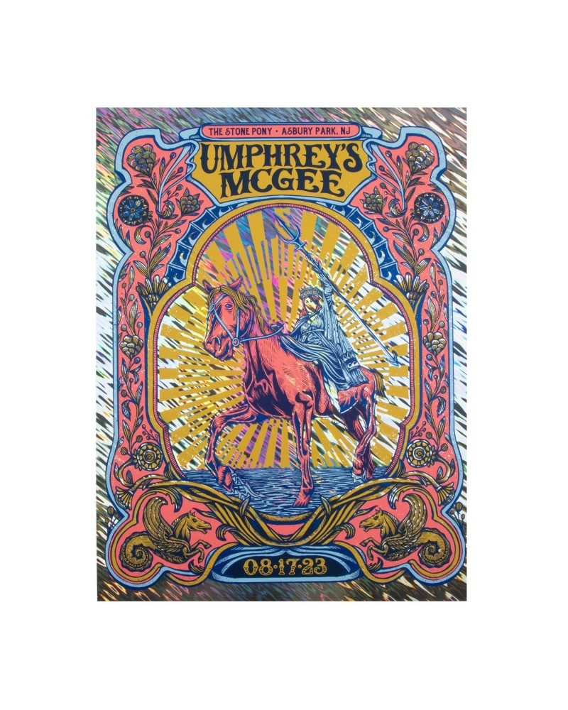 Umphrey's McGee Asbury Park NJ 2023 Poster by Dylan Fant $18.00 Decor