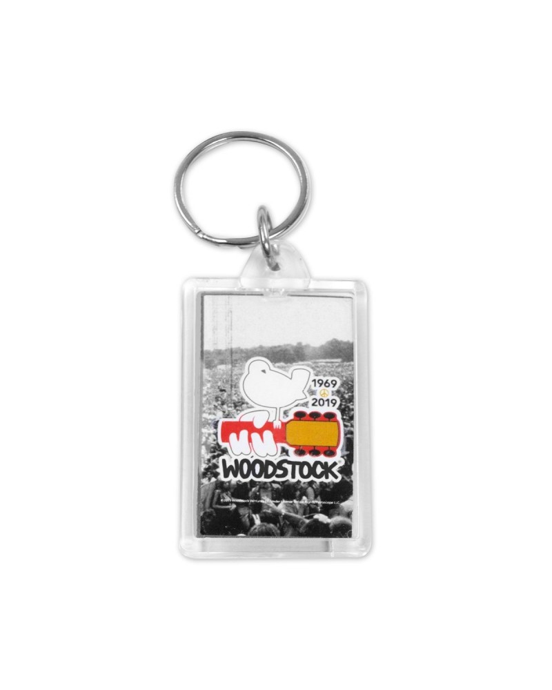 Woodstock 50th Anniversary Crowd Close Up Photo Keychain $6.25 Accessories