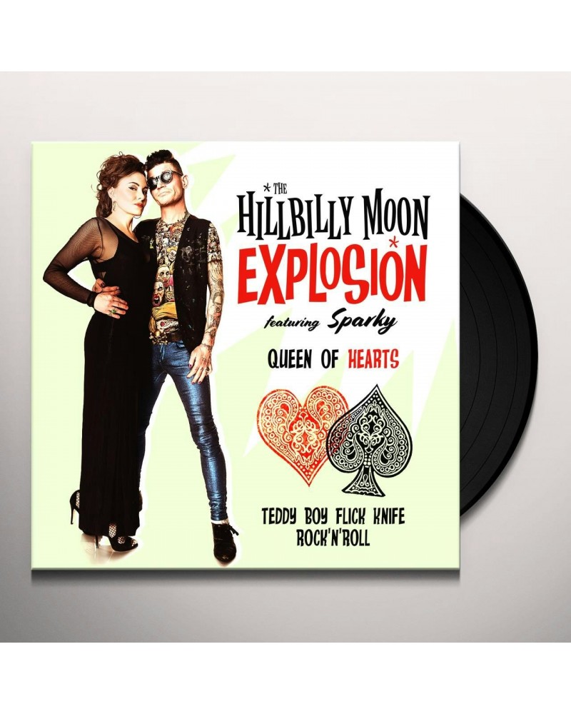 The Hillbilly Moon Explosion QUEEN OF HEARTS Vinyl Record $4.33 Vinyl