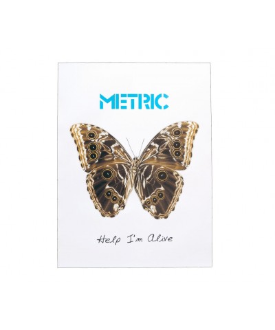 Metric Help I'm Alive Butterfly Poster $0.96 Decor