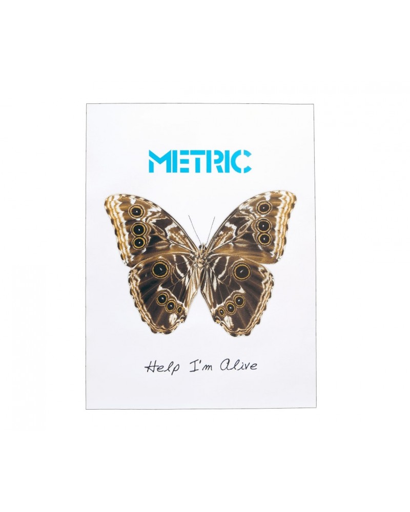 Metric Help I'm Alive Butterfly Poster $0.96 Decor