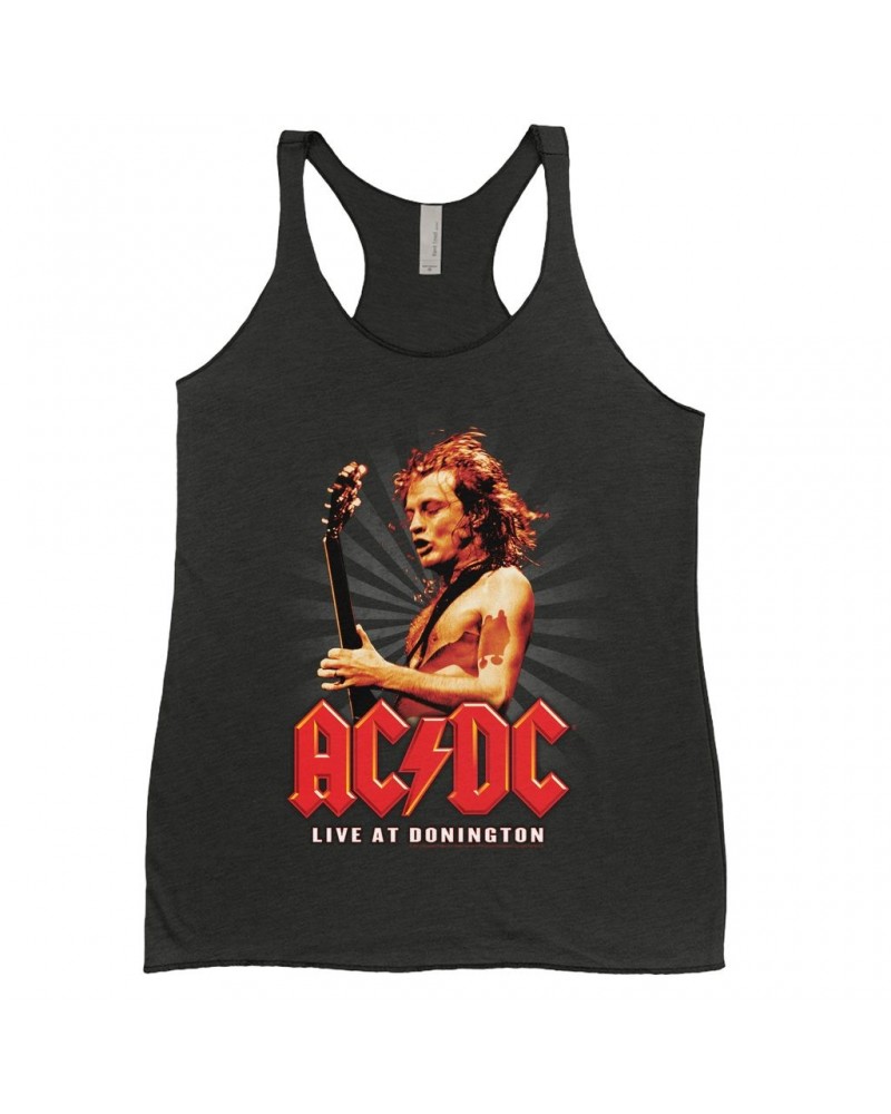 AC/DC Ladies' Tank Top | Live At Donington Concert Shirt $10.42 Shirts