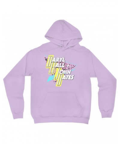 Daryl Hall & John Oates Hoodie | Retro Triangle Logo Distressed Hoodie $17.98 Sweatshirts