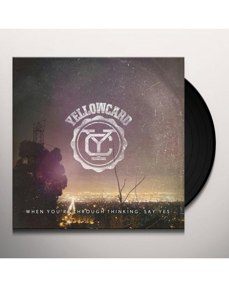 Yellowcard When You're Through Thinking Say Yes Vinyl Record $9.93 Vinyl