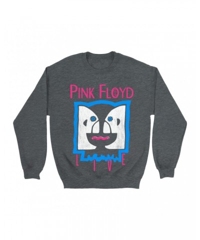 Pink Floyd Sweatshirt | Division Bell LIVE Distressed Sweatshirt $15.38 Sweatshirts