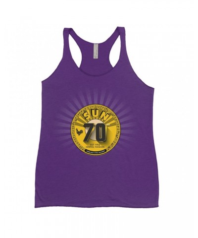 Sun Records Ladies' Tank Top | 70th Anniversary Gold Seal Shirt $11.00 Shirts