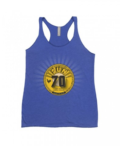 Sun Records Ladies' Tank Top | 70th Anniversary Gold Seal Shirt $11.00 Shirts