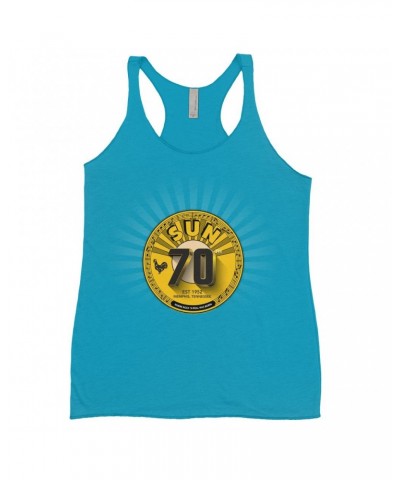 Sun Records Ladies' Tank Top | 70th Anniversary Gold Seal Shirt $11.00 Shirts