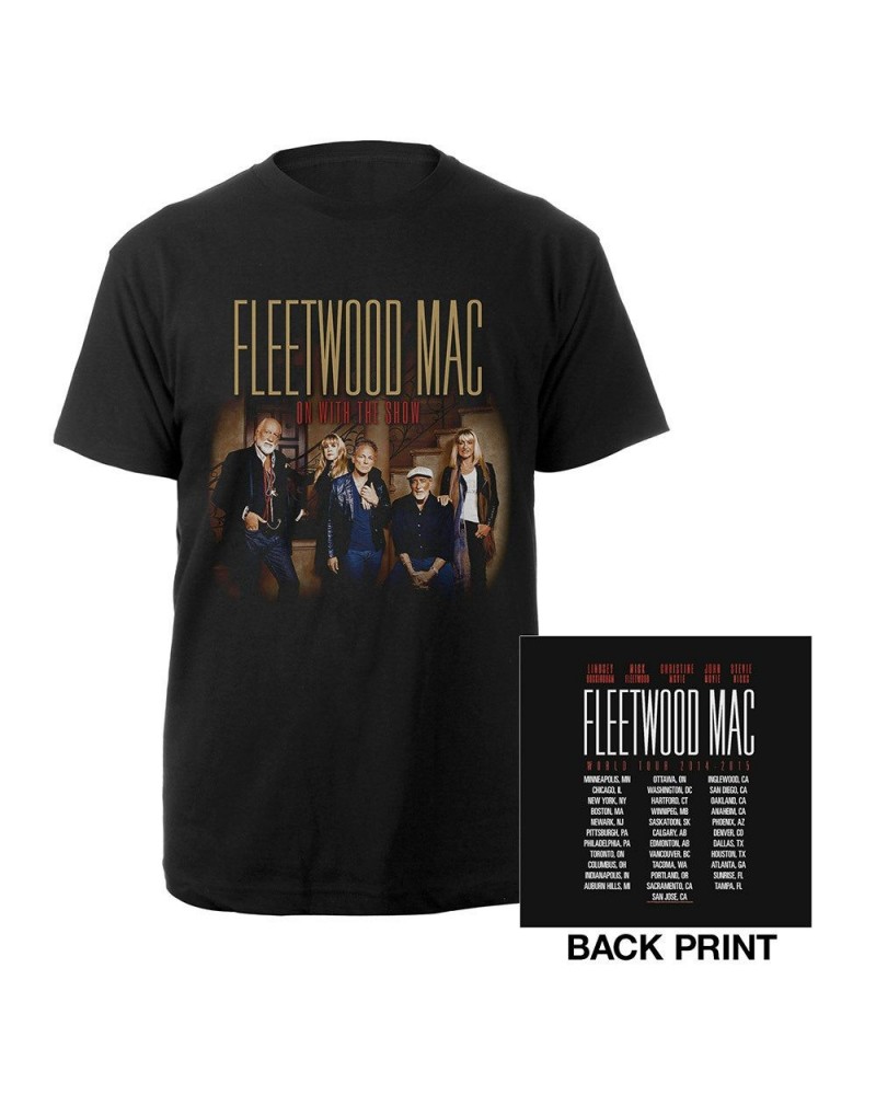 Fleetwood Mac Official Fleetwood Mac On With The Show Tour Tee $11.68 Shirts