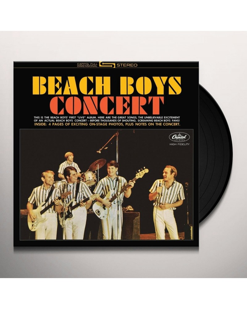 The Beach Boys CONCERT Vinyl Record $7.74 Vinyl