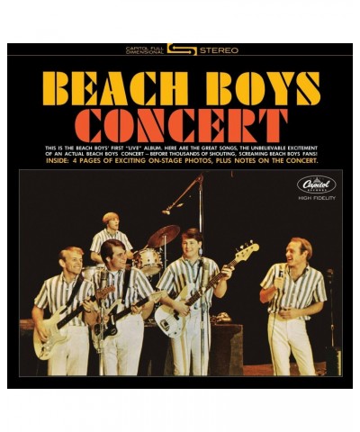 The Beach Boys CONCERT Vinyl Record $7.74 Vinyl