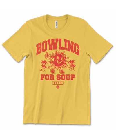 Bowling For Soup Neon Sun Tee - Yellow $13.76 Shirts