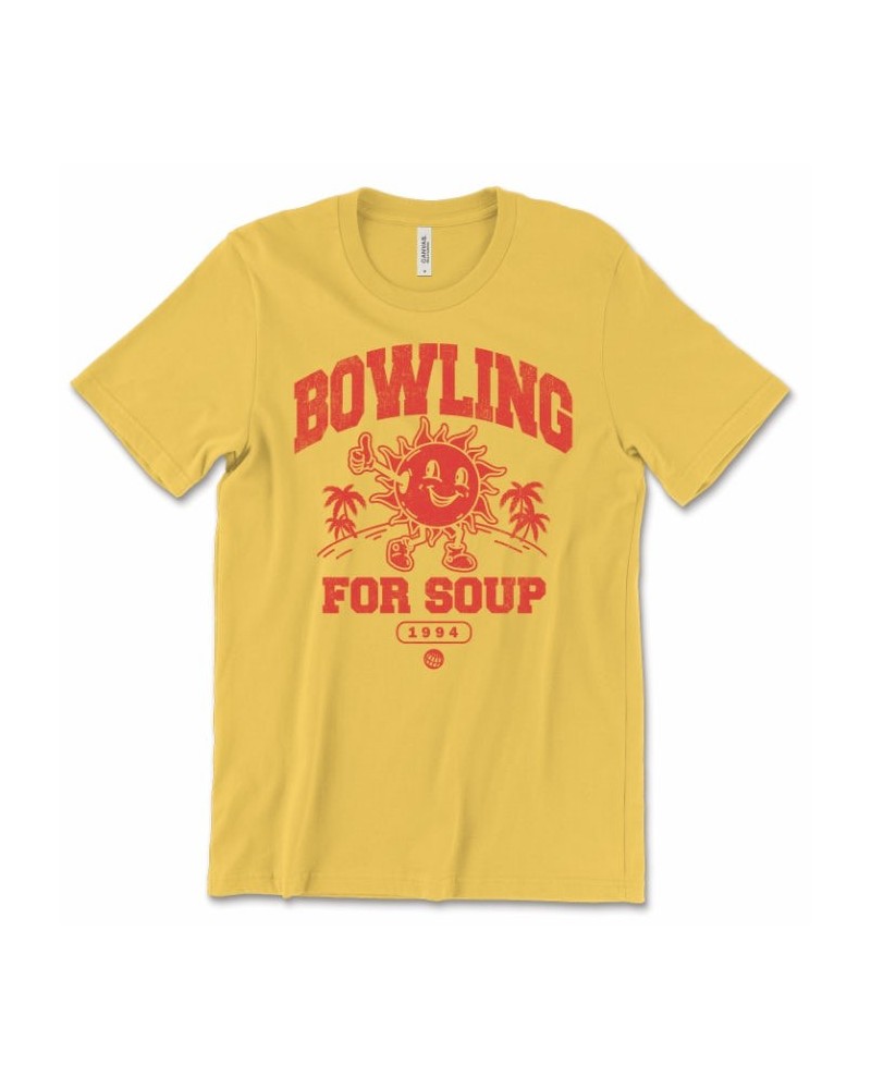 Bowling For Soup Neon Sun Tee - Yellow $13.76 Shirts