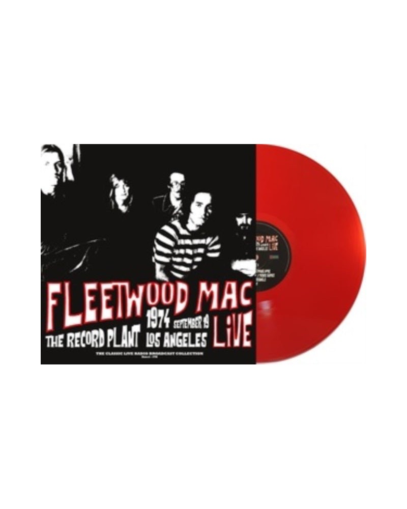 Fleetwood Mac LP Vinyl Record - Live At The Record Plant 19 74 (Red Vinyl) $15.05 Vinyl