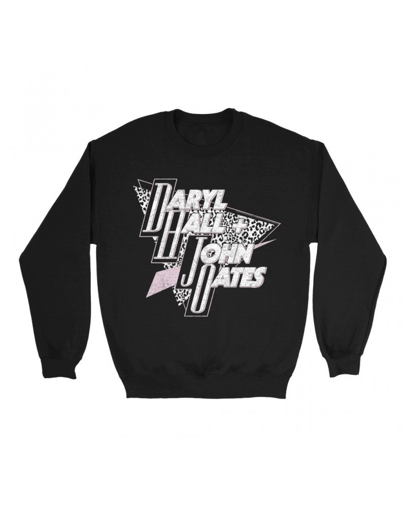 Daryl Hall & John Oates Sweatshirt | Animal Print Logo Sweatshirt $10.49 Sweatshirts