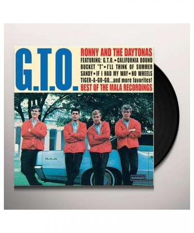 Ronny & The Daytonas GTO: THE BEST OF Vinyl Record $7.09 Vinyl