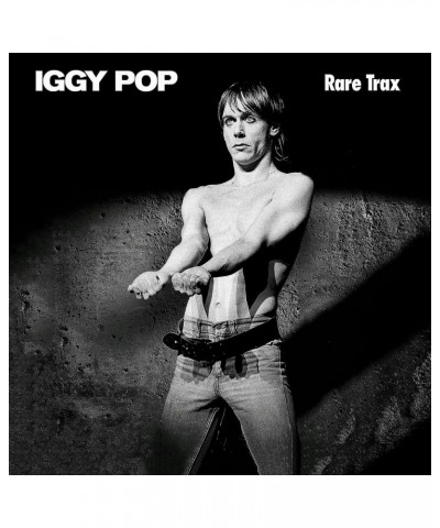 Iggy Pop Rare Trax (Black/White Splatter) Vinyl Record $17.22 Vinyl