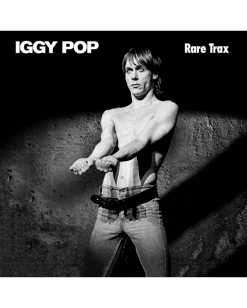 Iggy Pop Rare Trax (Black/White Splatter) Vinyl Record $17.22 Vinyl