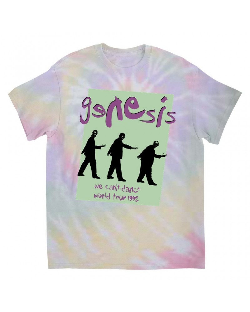 Genesis T-Shirt | 1992 World Tour We Can't Dance Pastel Tie Dye Shirt $10.78 Shirts